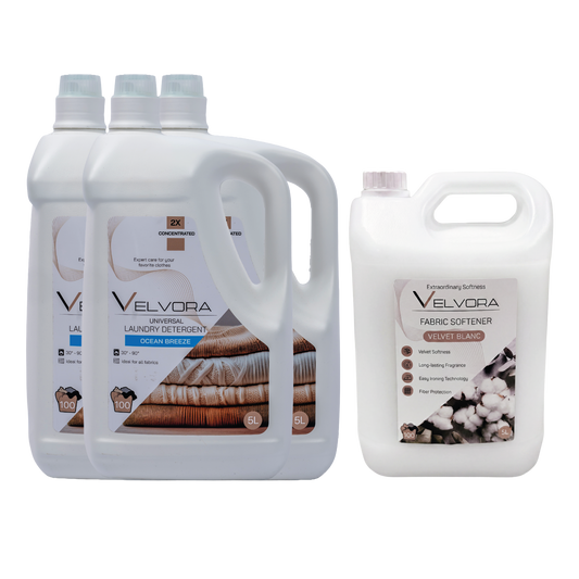 3X 5L DETERGENT UNIVERSAL + 1X 5L BALSAM DE RUFE