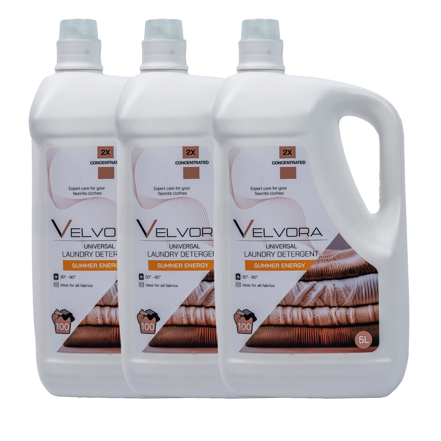 3X 5L DETERGENT UNIVERSAL VELVORA
