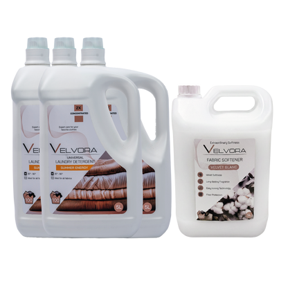 3X 5L DETERGENT UNIVERSAL + 1X 5L BALSAM DE RUFE